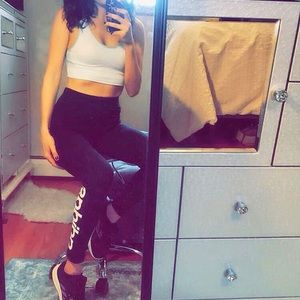 Adidas black leggings